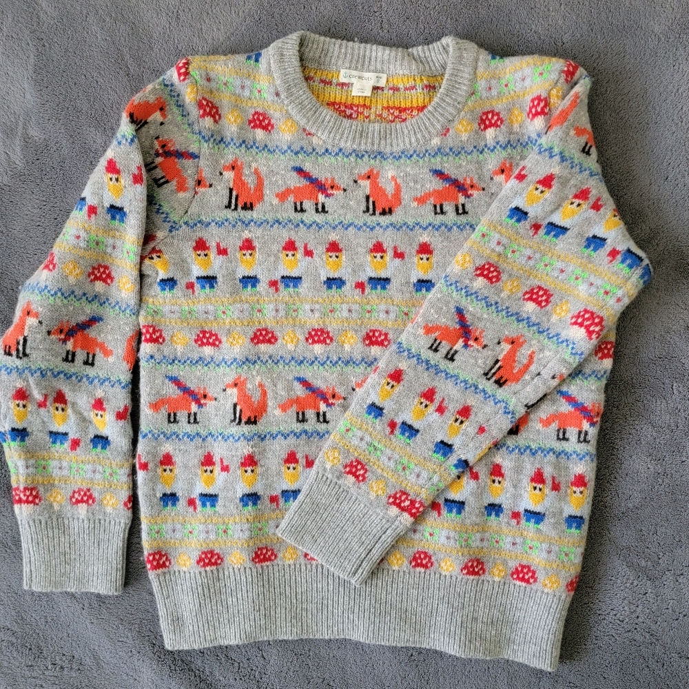 NWOT Crewcuts JCrew Christmas Sweater 8
